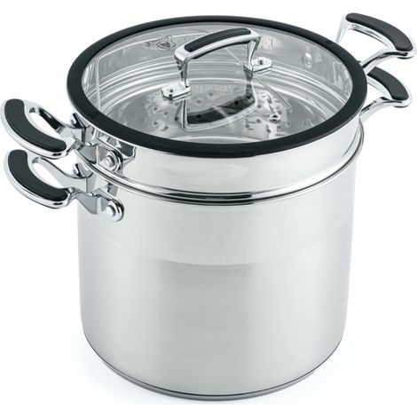 LAGUIOLE CUISSON - Cuit-pâtes inox 24cm multifonctions