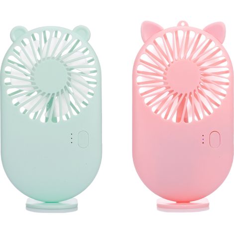 Ventilateur de poche portable, mini ventilateur portatif avec chargement USB et 3 vitesses réglables, idéal pour les voyages, le bureau, la maison et la chambre. (1/5)