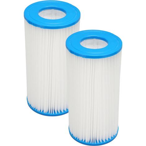 2er-Pack Bestway Filterkartuschen Größe III – Hohe Leistung für kristallklares Wasser – Kompatibel mit Filterpumpen (1/5)