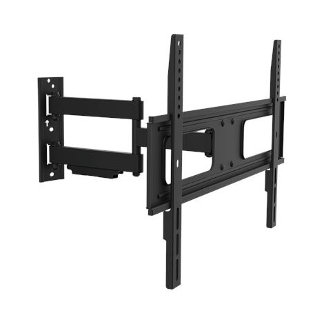 Support mural pour téléviseur Logilink BP0019, 37"-70", inclinable de +10° à +20°, pivotant de +-90°, 473 mm Logilink Support mural BP0019 37-70" Poids maximal (capacité) 50 kg Noir (1/3)