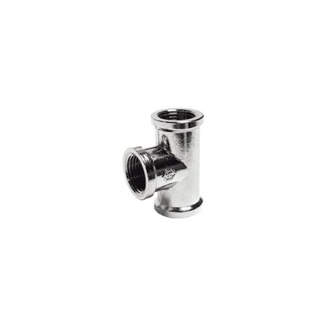 Empalme T cromado 1/2"