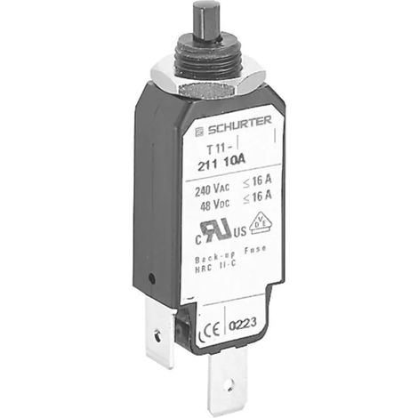 Interruptor térmico Schurter 4400.0015 8 A IP40