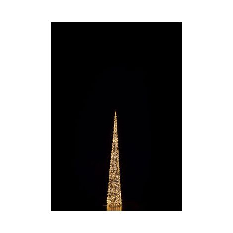 Ad Trend Albero di Natale in ferro e PE oro con 600 LED H 150cm (1/3)