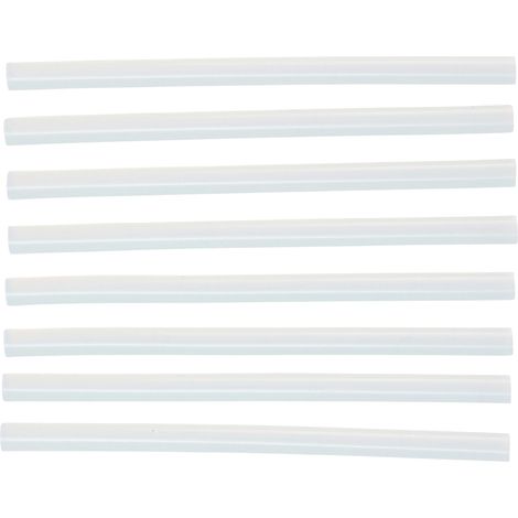 Bâtonnets de colle chaude  transparent  Ø 11 mm, 200 mm  8 pièces (1/2)