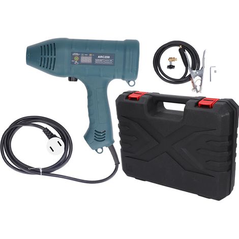 Kit de soudure à l'arc IGBT 2200W 110V – Pistolet de soudage numérique avec câble de terre, prise US, poste à souder portatif à inverter. (1/5)
