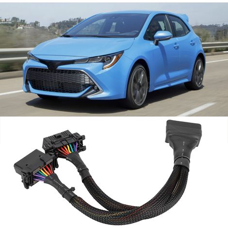 OBD2 Y-Adapter, Dual-1-auf-2-Verlängerungskabel, Kfz-Diagnosegerät, Stecker-Buchse, Verlängerung für Fahrzeugscanner (1/5)