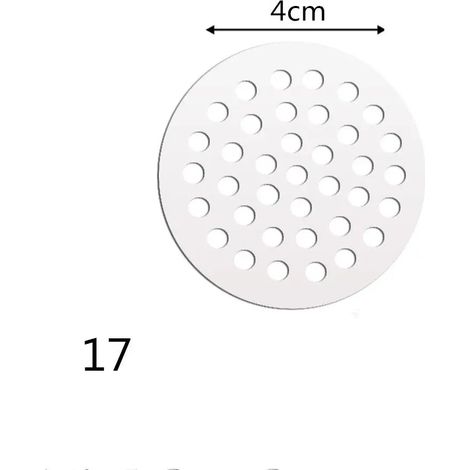 (17-4cm)1Pc Round 304 Stainless Steel Sink Strainer Drains Cover Hair Filter Kitchen Bathroom Balcony Toilet Sewer Isolation Net (1/4)