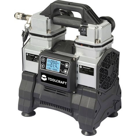 TOOLCRAFT TO-8952876 Druckluftkompressor 18 VDC/230 VAC 9 bar