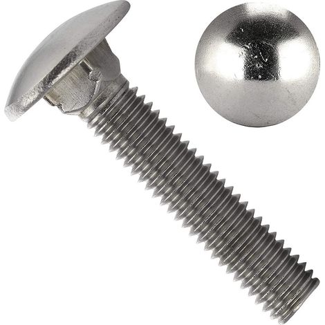 ORECA - 6 VITI PER METALLO TESTA TONDA CON QUADRO SOTTOTESTA 6X20MM