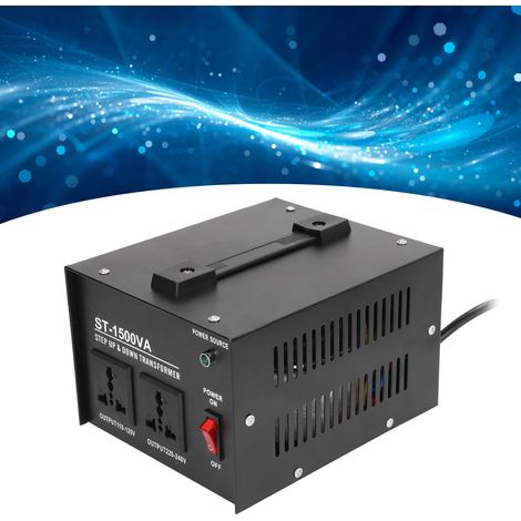 ST-1500VA 1500W Leistungstransformator, 220V auf 110V Spannungswandler, Europäischer Standardstecker 110V/220V (1/5)