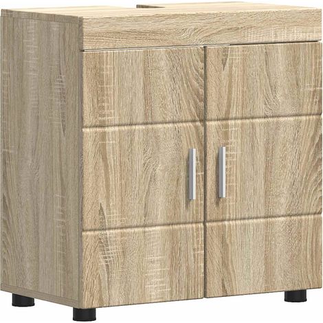Maison Exclusive - Juego de Muebles de Baño TULUM Roble Sonoma 60