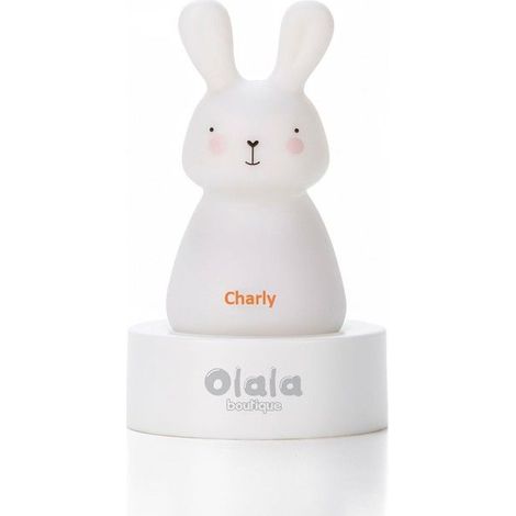 Filiyano-Veilleuse lapin « Charly » d'Olala® - Veilleuse rechargeable pour enfants, lumière douce et apaisante, à induction (1/5)