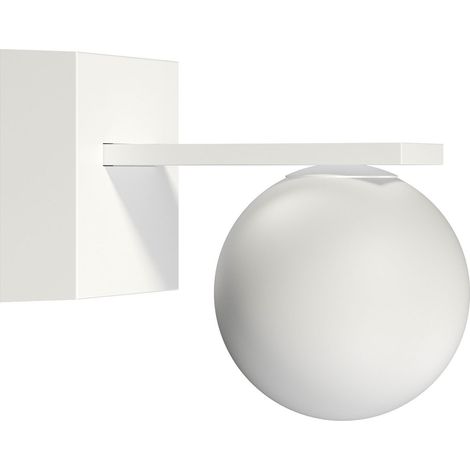 Sphere Wall 9W Applique LED da esterno 3000K Bianco Opaco - Faretto sferico 360° con elevato comfort visivo e CRI90 - Beneito & Faure (1/5)
