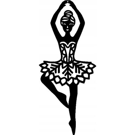 B3 Ballerina-Anhänger mit durchbrochenem Dekor - Farben
