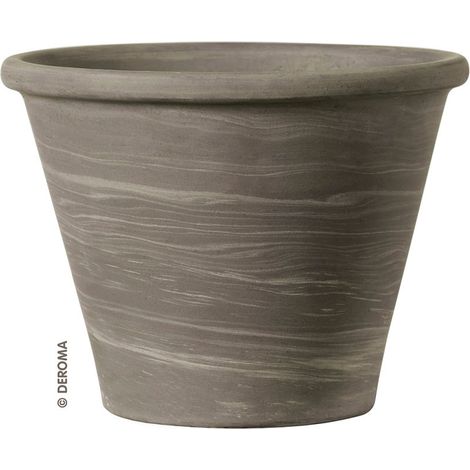 vasum duo bianco grafite 17cm