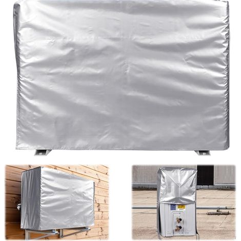 1 Housse De Climatisation Extérieur, Polyester Imperméable, Protection Solaire Et Anti-Poussière, Pour Unité Externe