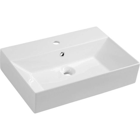 Aqualine Sistema - Waschtisch 60x42 cm, weiß 10SF50060 (1/5)