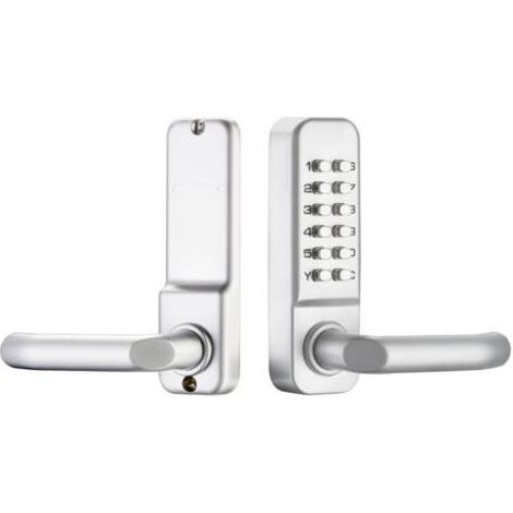 Poignée à code Serrure à code mécanique étanche, combinaison de code à 1 à 11 chiffres Mot de passe de sécurité Serrure codée Serrure de porte à combinaison mécanique sans clé pour porte de bureau en (1/5)