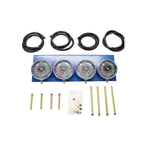 Pour moteurs 4 cylindres, machines, motos, synchroniseur de carburateur, manomètre d'équilibrage à dépression (1/5)