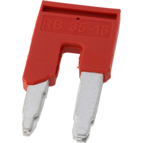 Phoenix Contact Reduzierbrücke RB 35-16 Belastungsstrom 32A Farbe rot, Werkstoff Kupfer (Cu) - 1 Stück (1/2)