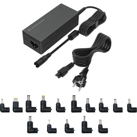 CONCEPTRONIC Univ. Notebook Netzteil inkl.15 Aufsätze 90W (OZUL08B15)