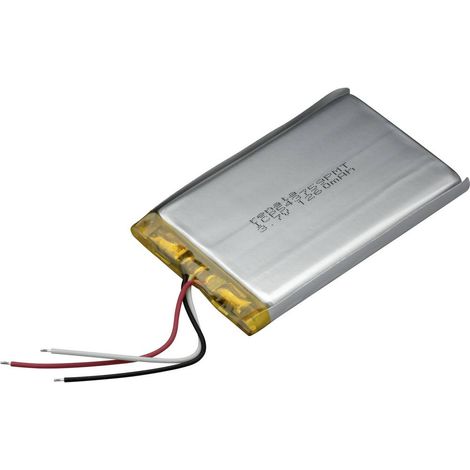 Renata ICP543759PMT Batteria ricaricabile speciale Prismatica con cavo LiPo 3.7 V 1320 mAh 1 pz. (1/2)