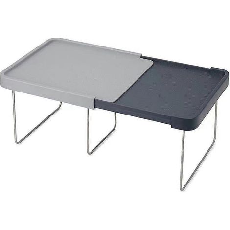 Étagère extensible à fixer dans un placard pour un espace de rangement supplémentaire, organisateur de cuisine, grise (1/3)