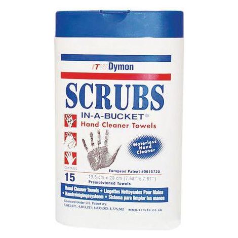 JELT - Étui de 15 lingettes nettoyantes mains usage professionnels SCRUBS - 42215 (1/10)