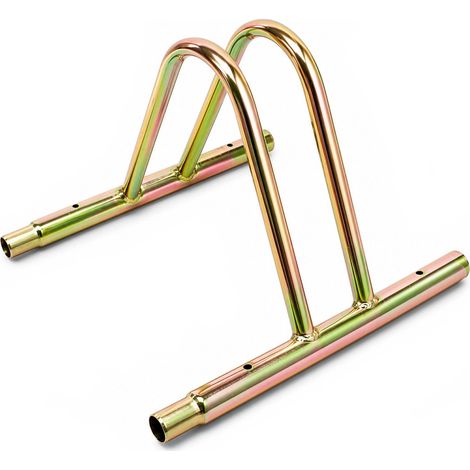 Wiltec Rastrelliera bici 1 posto modulare in acciaio anodizzato 39,5x39x26 cm