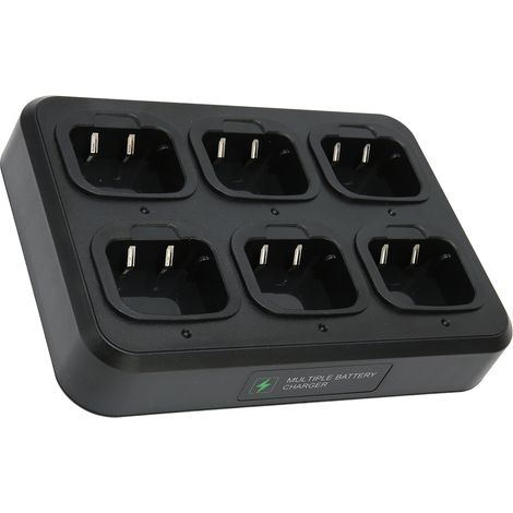 Chargeur 6 voies pour talkie-walkie, base de charge efficace pour radios bidirectionnelles multi-unités BF-888S, prise américaine AC100-240V (1/5)