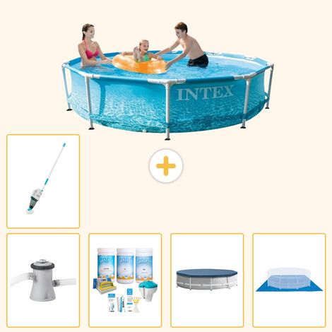 Intex Piscine Tubulaire Ronde - 305x76 cm - 6-pièces S20373 (1/4)