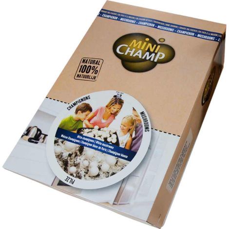 Kit culture champignons de Paris Blanc Minichamp 7.5 litres