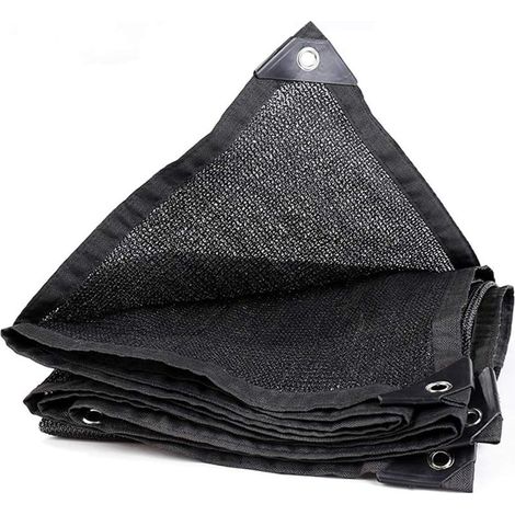 shade net, Toile d'ombrage Noire.6M6M (1/4)