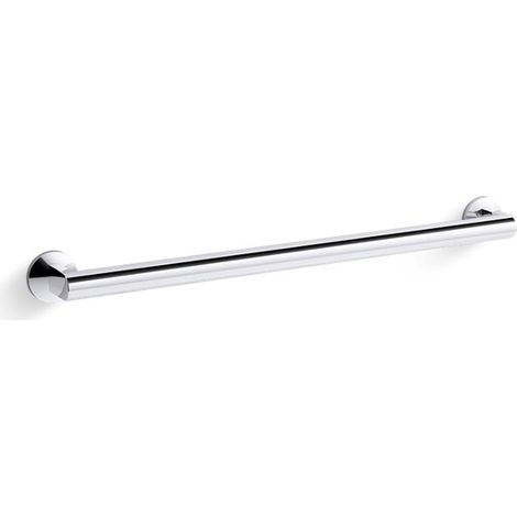 Kohler K-78387-CP Components 24"" Grab Rail Bar Bathroom Toilet Polished Chrome