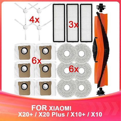 Kit d'accessoires pour aspirateur robot Xiaomi X20+/X20 Plus/X10+/X10 Plus, pièces de rechange, accessoires de réparation (1/5)