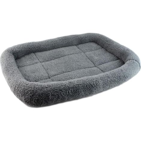 Maison-lit Douillet pour Animaux Panier Peluche pour Chien Et Chat Niche Chaude Et Confortable s Gris