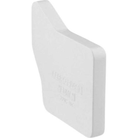 Tapa Final Derecha Canalón Cuadrado EUME Blanco - Ferroplast Color: Blanco