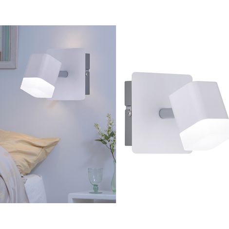 2er SET LED Wand- & Deckenstrahler Weiß matt, Breite 10cm (1/5)