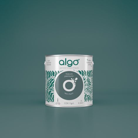 Peinture écologique Algo - Vert Paon - 0.5L / Velours