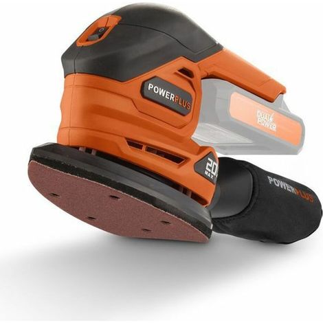 Ponceuse multifonctions sans fil 20V - DUAL POWER POWDP50200 - Orange (1/3)
