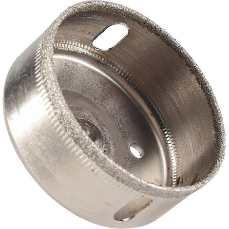 Foret cloche en verre avec revêtement en particules de diamant de 70 mm de diamètre (1/5)