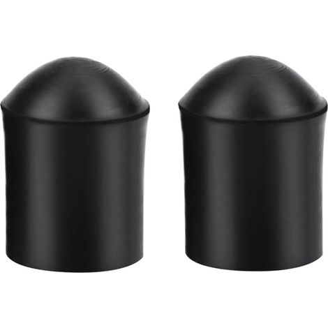 2 pièces Embout Caoutchouc pour Contrebasse, Bouchon d'Extrémité Noir Protecteur Accessoire (1/5)