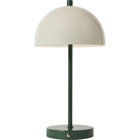 Litecraft Morchella Green Mushroom Touch Sensitive Rechargeable LED Table Lamp (1/5)