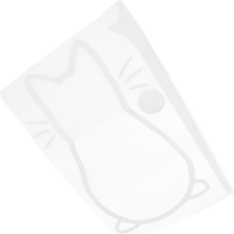 décoratif pour vitre de voiture motif chat clair taille (1/5)