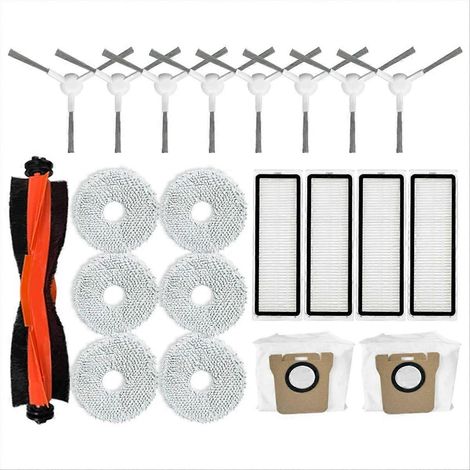X20+ Zubehörset für Saugroboter, komplettes Ersatzteilset, Wartungsset für die automatische Reinigung, zusätzliche Bürste und Filter, geeignet für alle Modelle, langlebig und effizient, praktisches Se (1/5)