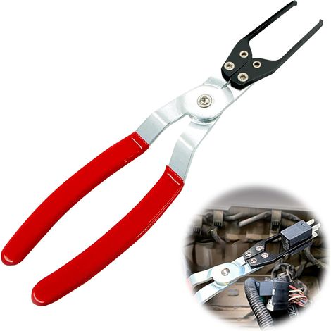 Pince extracteur de relais, extracteur de fusible, flexibles de conduite de carburant pour rer les clips électriques, tuyau de carburant (1/5)