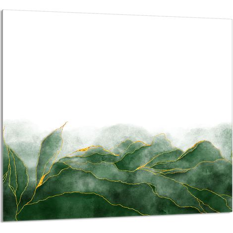 PANEL DE VIDRIO PARA COCINA 65x60 Hojas (1/5)