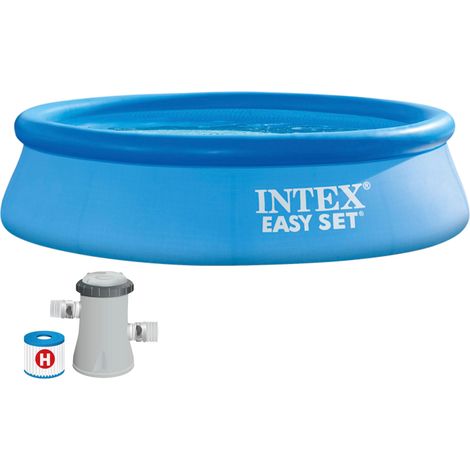 Piscina Easy Set Rotonda Autoportante C Pompa Filtro 305 CMX76H. Capacità (1/5)