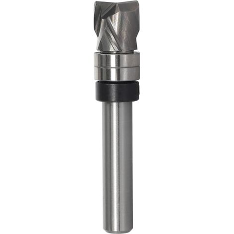 Spiral-Bündigfräser mit 8 mm Schaftdurchmesser, mit vertikaler Kompressionsbearbeitung, geeignet für Fräsmaschinen.