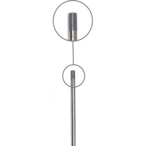 Elettrodi tungsteno venduti al pz. sfusi saldatura TIG colore GRIGIO Ø 1,6 mm